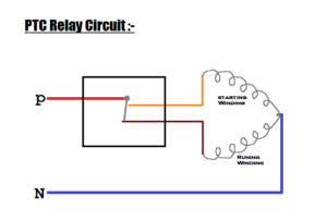 PTC RELAY CIRCUIT